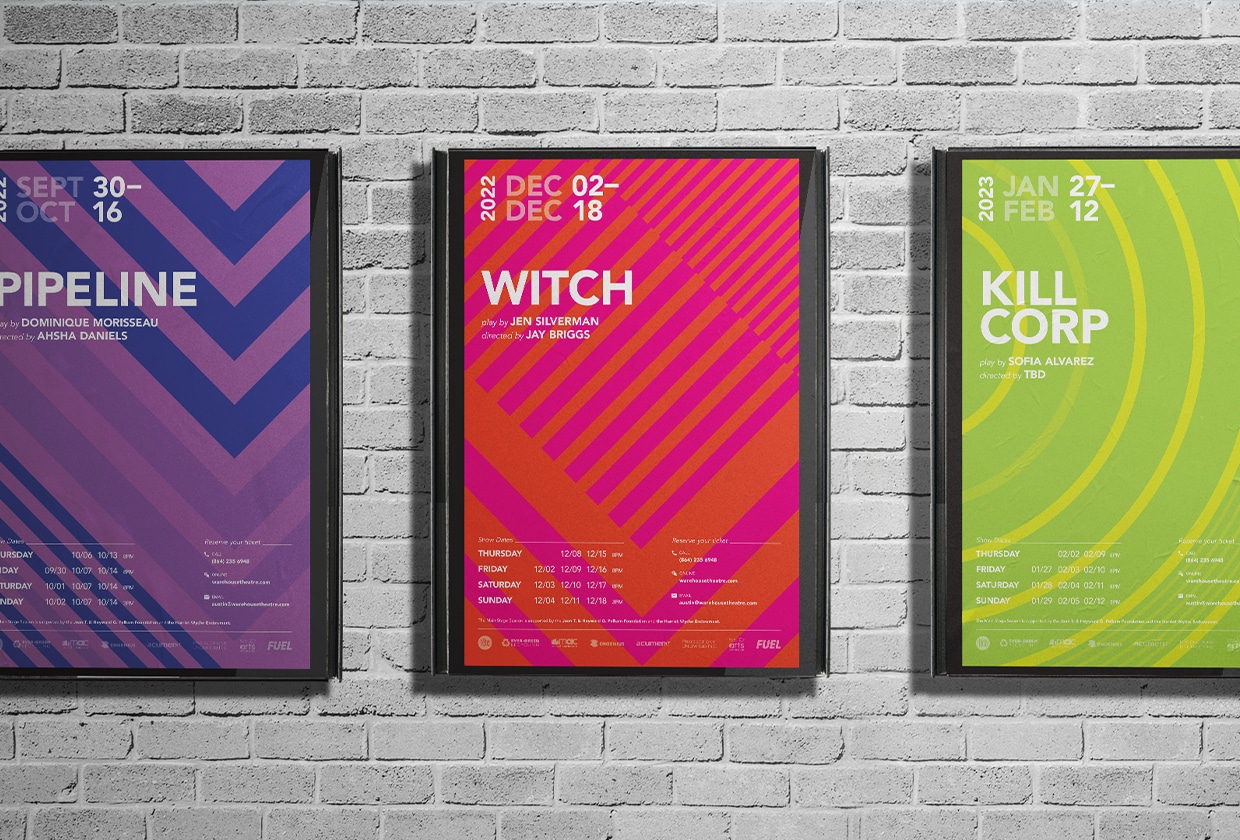 The Warehouse Theatre Poster Design